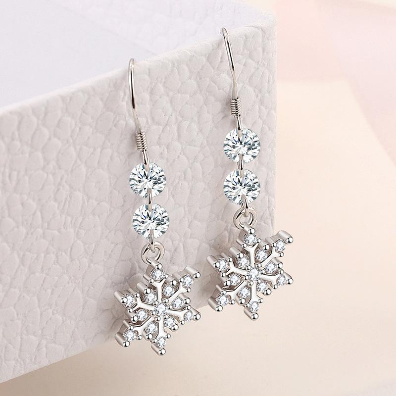 Lindon – boucles d'oreilles en alliage de cuivre et Zircon pour femmes, cadeaux de fête de mariage