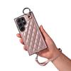 Suitable for Samsung S24 mobile phone case A25 rhombus small fragrant wind card ring bracket portable rope A05S anti-drop