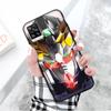 Black Case for Xiaomi Redmi 13C Note 9 iPhone XR 7 8 14 15 11 12 13 X XS Pro Max Samsung A25 S23 S24 FE Ultra Plus Gundam