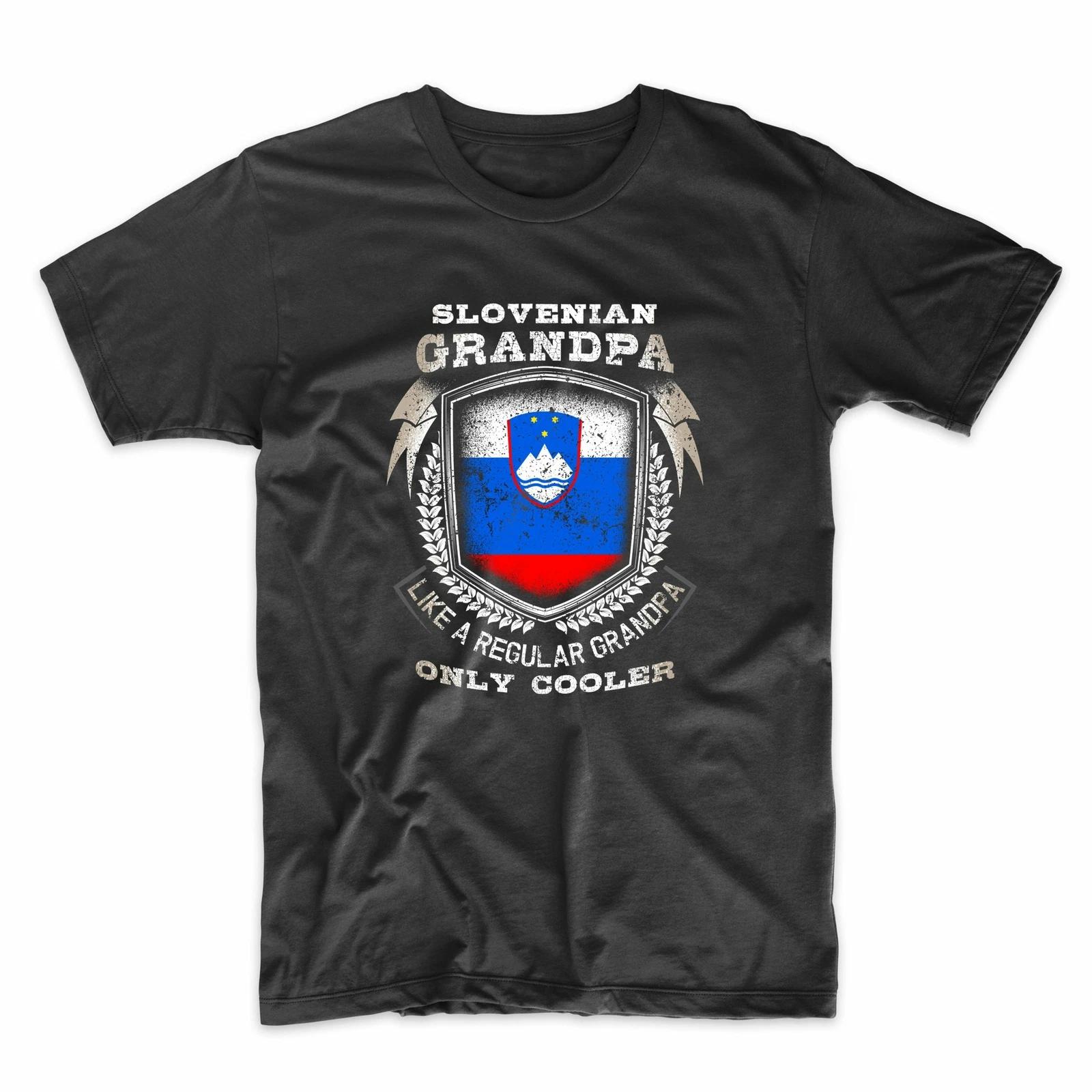 Slovenian Grandpa Like A Regular Grandpa Only Cooler Funny T-Shirt S