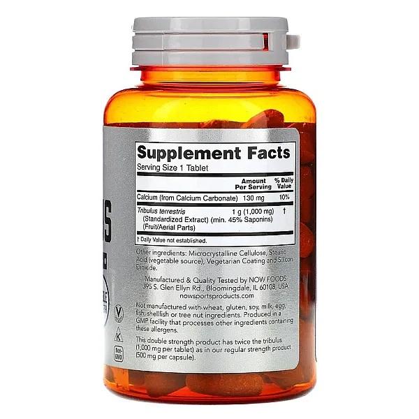 Now Foods TRIBULUS 1000 mg.