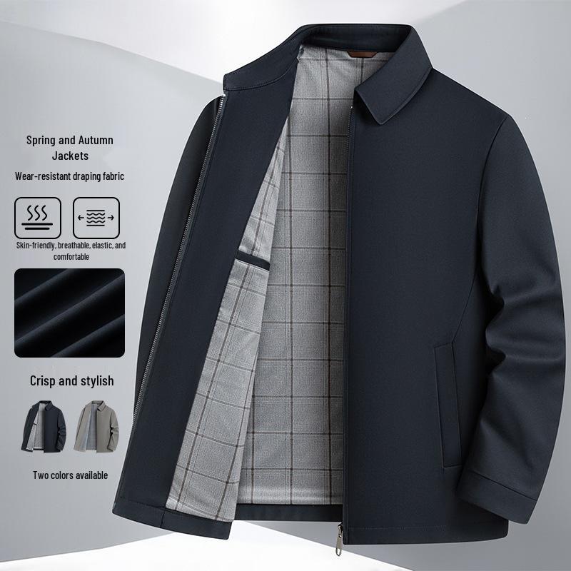 Executive Men's Lightweight Versatile Lapel Jacket
