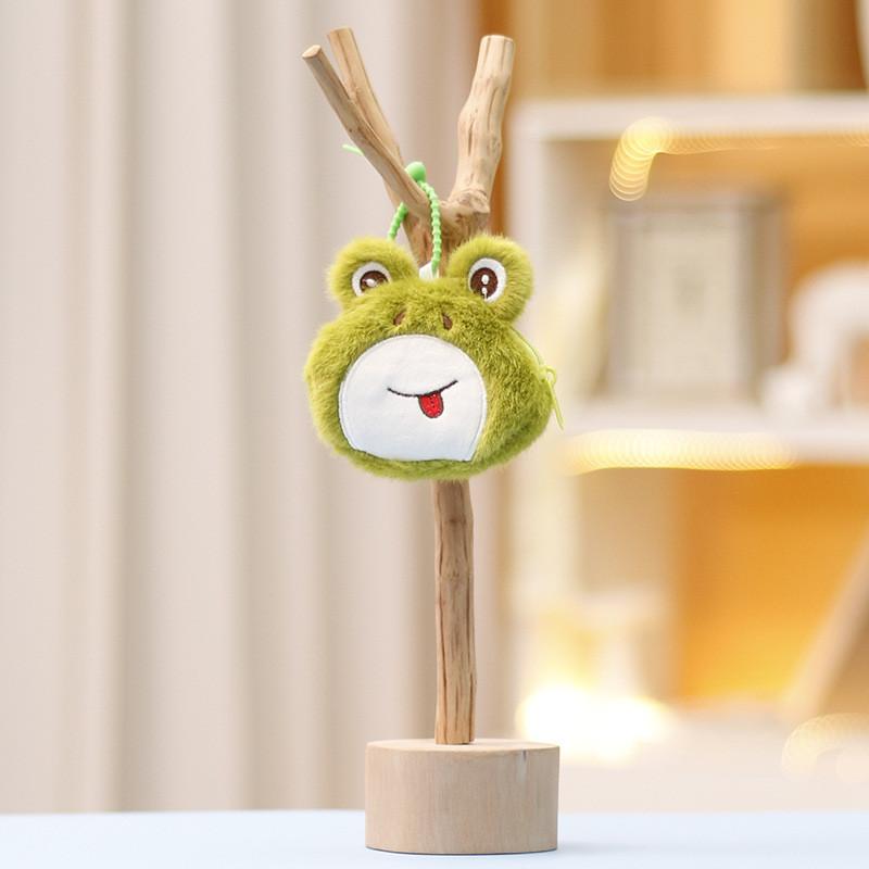 Cat Rabbit Panda Key Chain Cartoon Girl Backpack Decorative Pendant Doll Plush