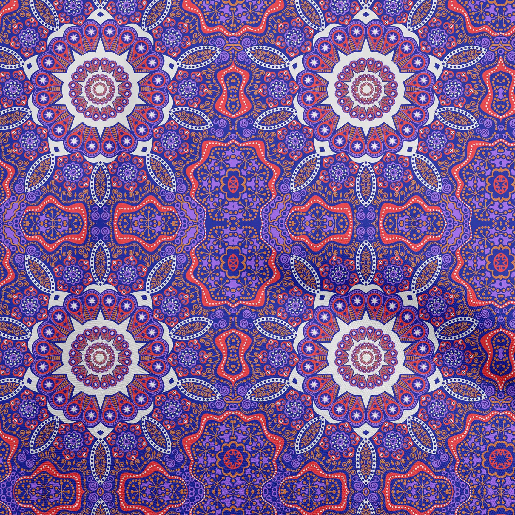 

Тканина oneOone Cotton Flex Brown2 Марокканська мозаїчна тканина для шиття у дворі. Приладдя для шиття одягу своїми руками, 40 дюймів 42 Inch Wide - Viscose Chiffon Фіолетовий