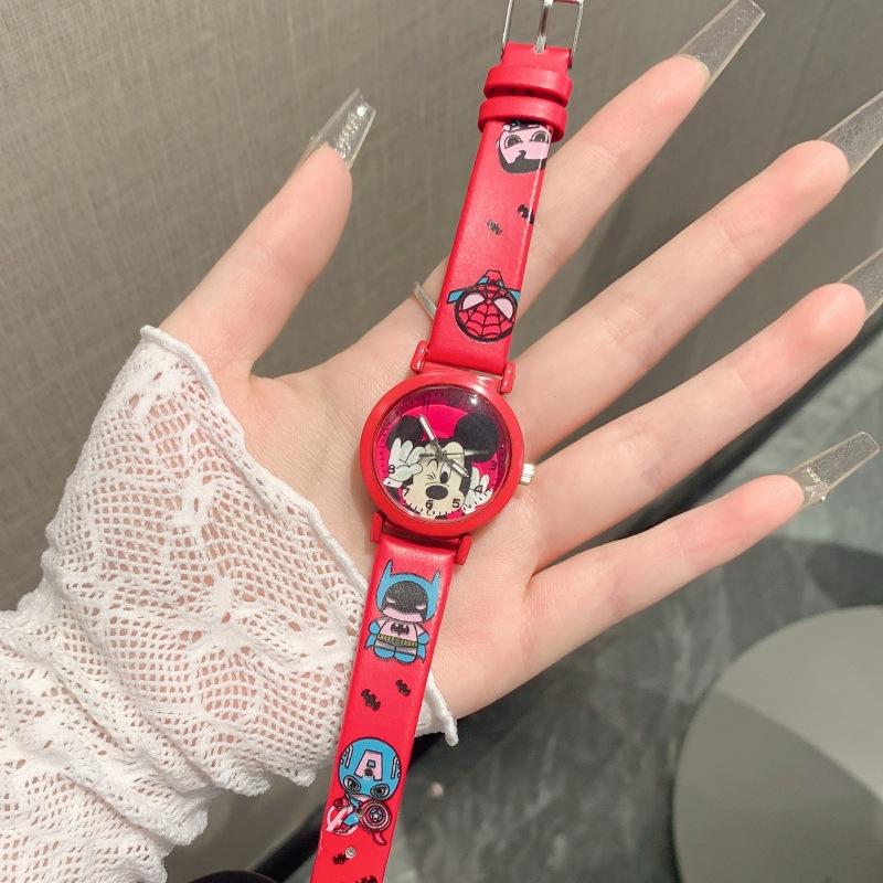 Cute Kt Cat Children'S Cartoon Watch High Value Boys And Girls 3-16 Years Old Primary And Secondary School Students Simple