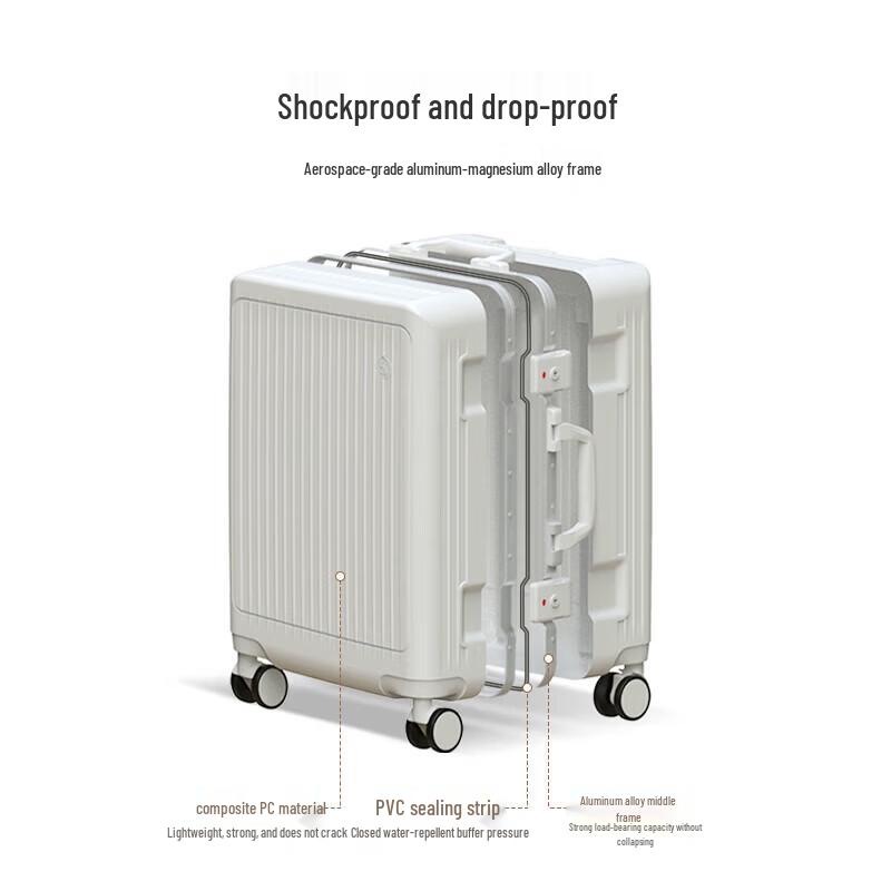 OIWAS 20-inch Aluminum Frame Carry-on Luggage