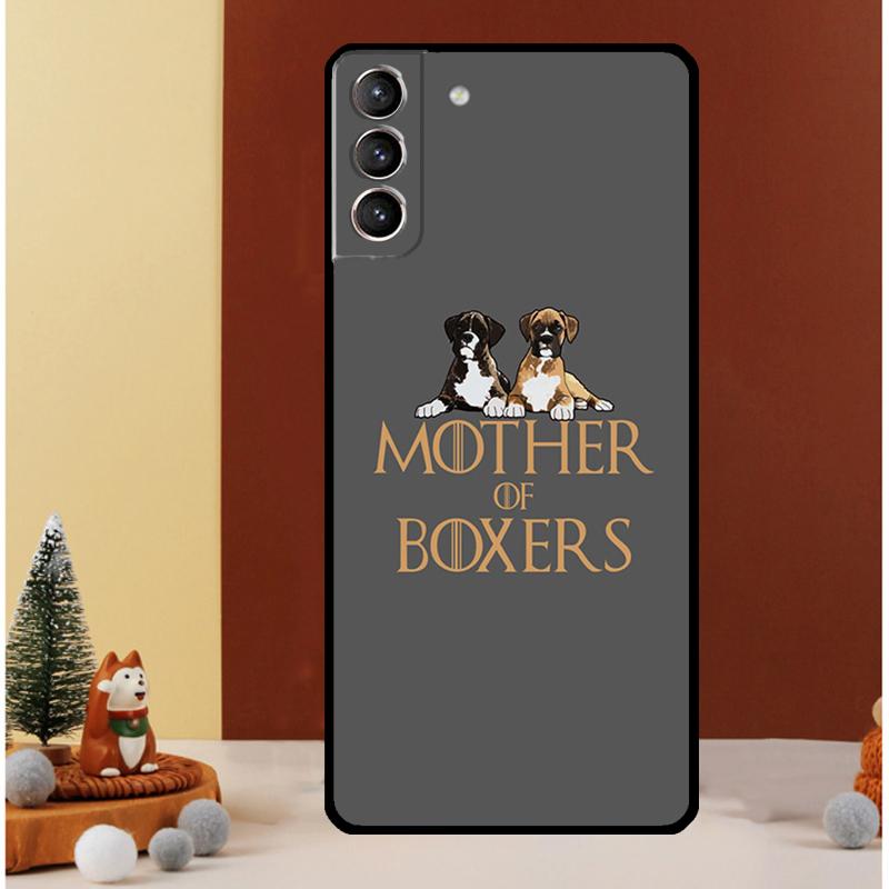 Boxer Dog Case For Samsung Galaxy S25 S26 Ultra S21 S22 S20 S23 S24 Ultra S10 Plus S25 FE Cover Funda