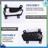 A90Q-2Pcs Car Left/Right Ide Door Handle For KIA Sportage 2010 2011 2012 2013 2014 82610-3W000 82620-3W000