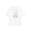 Li Ning Kolekcja Sportowego Życia T-shirt z obniżonymi ramionami Damski Kość Słoniowa AHST428-1
