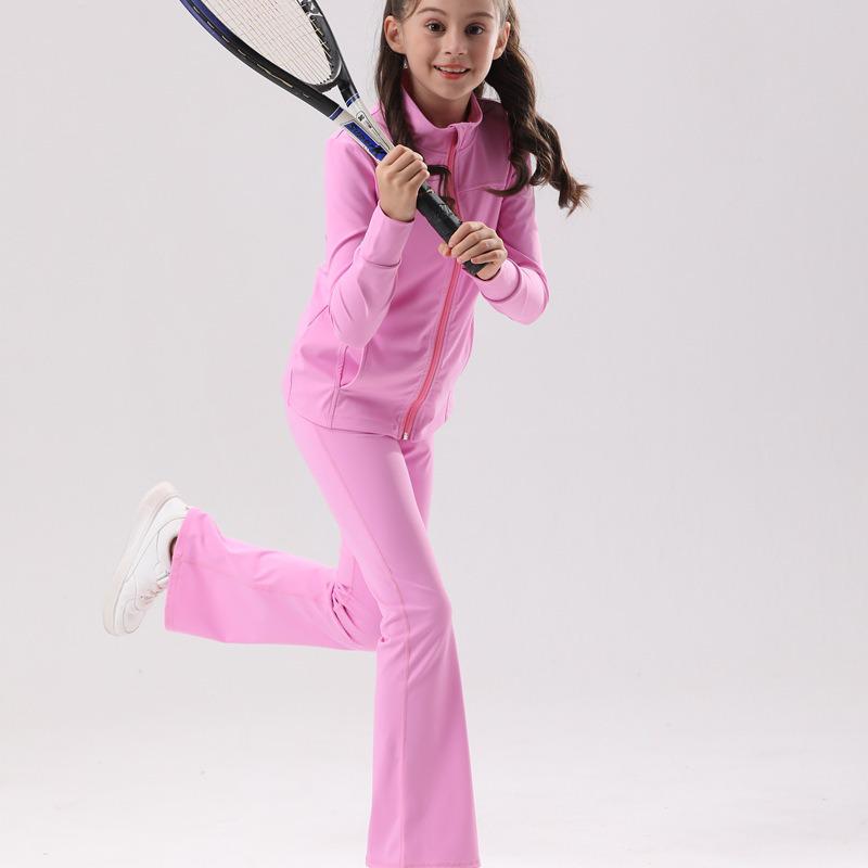 European & American UV-Proof Breathable Women's Yoga Jacket for Autumn/Winter - Solid Color, Long-Sleeved, Sports & Outdoor Use