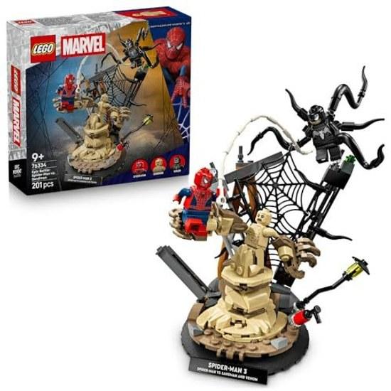 LEGO Marvel Spider-Man vs Sandman Final Battle 76334 Toy Boys Girls Birthday Gift Block 9 Years Old 10 11 Elementary School Goods Figure Robot Stylish