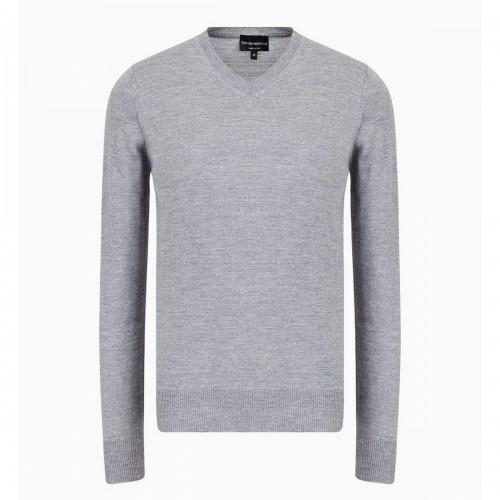 Emporio Armani Mens V Neck Sweatshirt