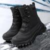 39-48 Winter Men's Large Size Winter Plus Velvet Thickening Warm Snow Cotton Shoes Snow Boots