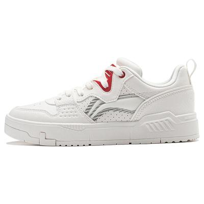 Li Ning Common 80s CNY Slip Resistant Cushioning Abrasion Resistant Lightweight Low Top Skateboard Shoes Women's AGCU008-1