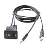 AUX Audio Socket with USB Cable for Nissan 280234BA0B 2013 2019 Quick Use