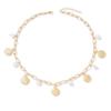Imitation Pearl Necklace, Fashion Accessories Women's Minimalist Design Sense Round Irregular Neck Chain