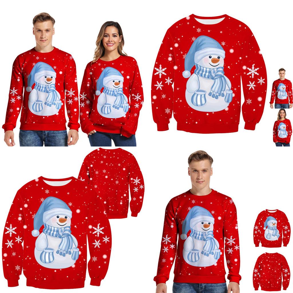 Festive Women's Xmas Jumper With Soft Material And Breathable Long Sleeves