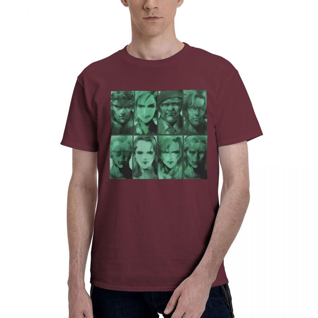 Metal Gear Solid 100 Cotton Casual Breathable Confortable Cute Mens TShirts Mens Shirt