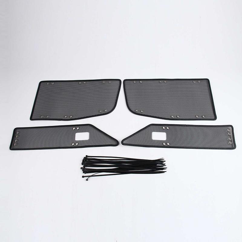 Middle Screening Mesh Front Grille Mesh For Volvo XC90 2017-2024 2019 Front Grille Net Cover Stainless steel Car Accessories