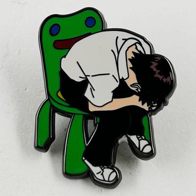 Shinji Ikari Groda Stol Märke - Neon Genesis Evangelion Tillbehör & Smycken för Ryggsäcksdekoration