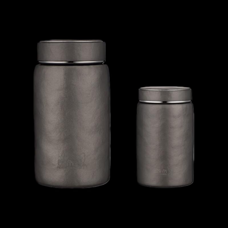 Heenoor Pure Titanium Tea Canister Set