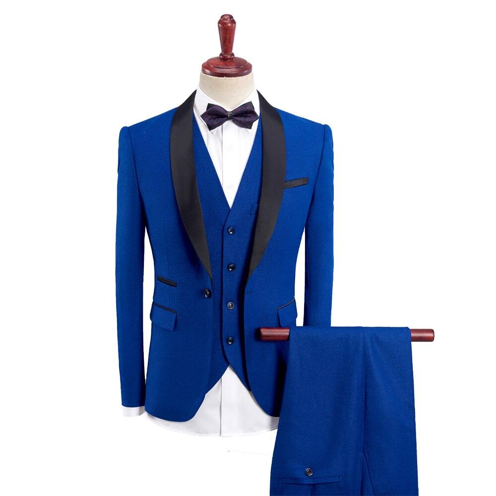 

2026 Classic Men S Suits Groom Wear Tuxedos 3 -Piece Wedding Suits Slim Fit Groomsmen Best Man Suit For Men (Jacket +Pant +Vest ) XXXXXL