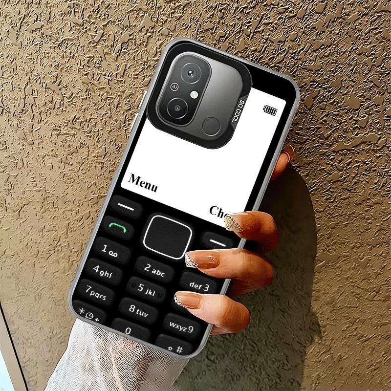 Funny Retro Callphone Shockproof Phone Case for Xiaomi Poco X7 X6 X5 X3 Pro F7 Ultra M8 Redmi 15C 15 14C 13C 12C 10C 13 12 10