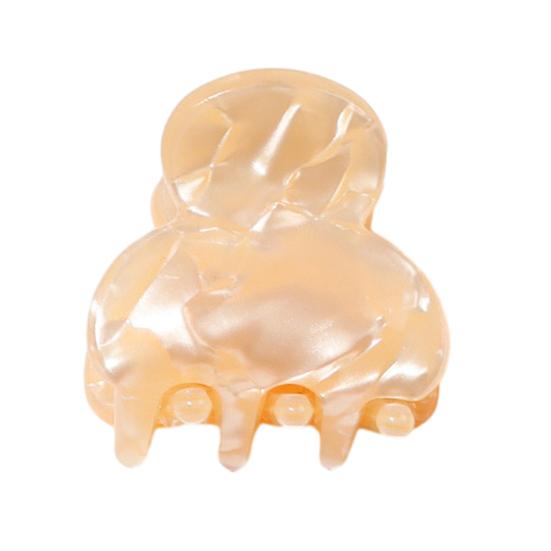Small Hair Claw Jelly Color Hair Styling Clip Mini Size Updo Shark Hair Claw Versatile Hair Accessory