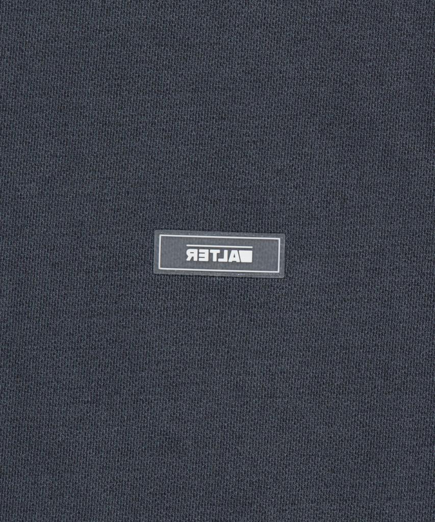 Alter Studio Pigment Applique Zip Up Hoodie_Navy