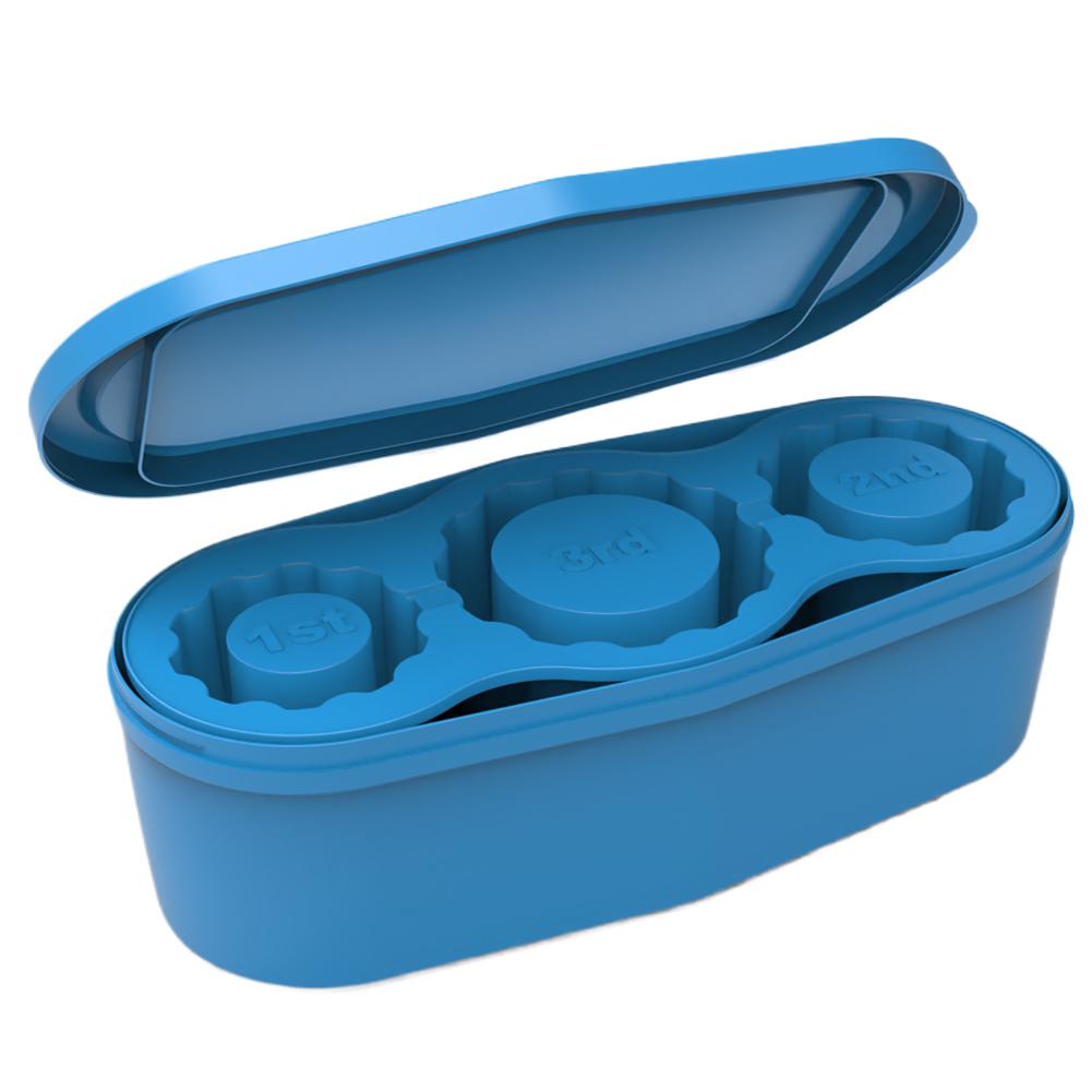 3 Hollow Cylinder Ice Cube Molds with Lid Silicone Ice Cube Molds Easy Fill and Release Ice Maker Compatible with Stanley Cup