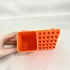 Pegboard Screwdriver Bit Organizer Toolbox with 20 25 50 10 Slots Plastic Storage Case for DIY Professional