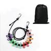 Retractable Portable Clothesline for Travel, Clothing Line with 12 Clothes Clips, for Indoor Laundry Drying Line, Outdoor Camping Accessories