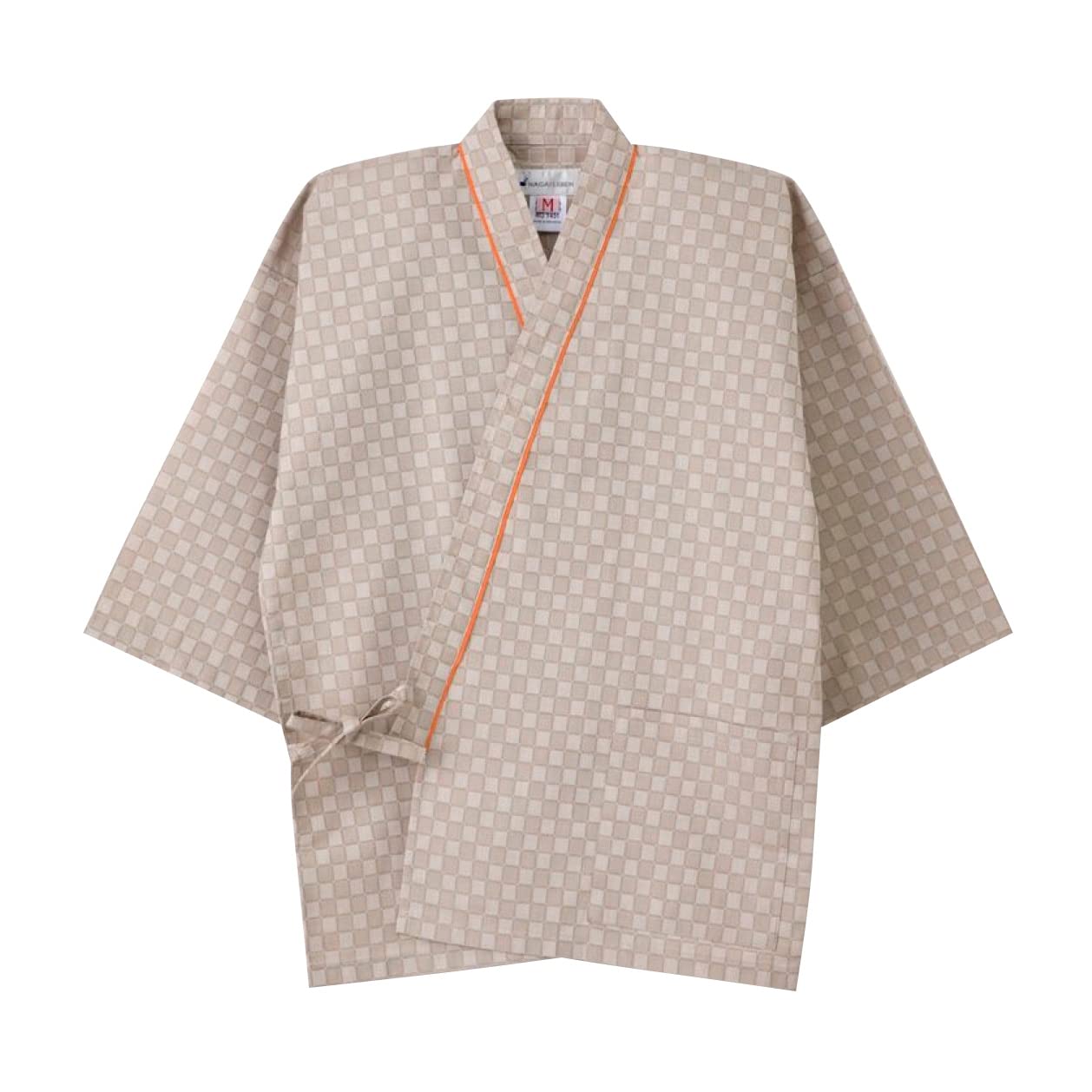 

Nagaileben Patient Gown, Jinbei Style, RG-1451(L), Beige