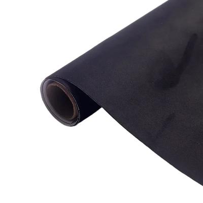500cm/300cm/100cm*50cm Black Color Self Adhesive Suede Fabric Sticky Velvet Leather Fabrics for DIY Car Interior Decor 0.6mm