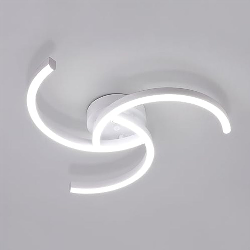 

Modern LED ceiling light RISERVA with three curved tubes Ceiling light for living room