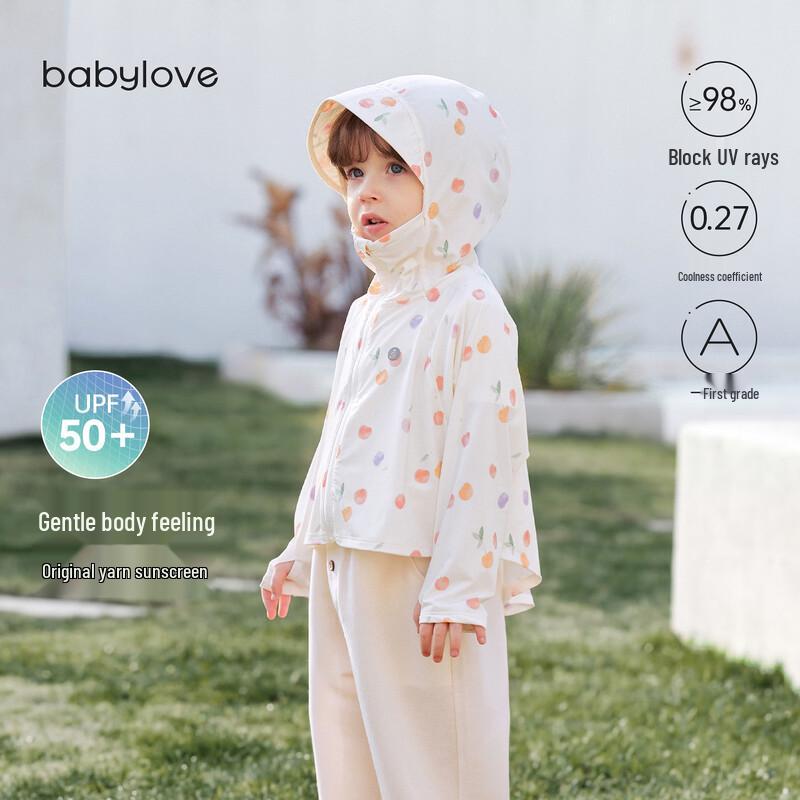 babylove Kids  Summer Cooling UV Protection Hooded Jacket 110