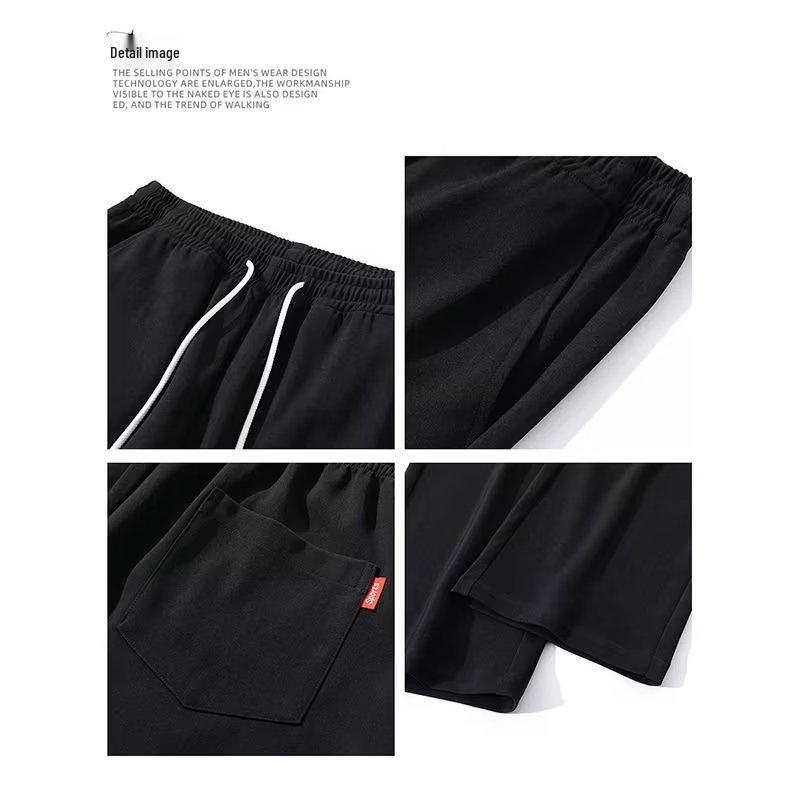 Men's Retro Japanese Style Loose Straight-Leg Pants - Trendy All-Match Casual for Spring & Autumn