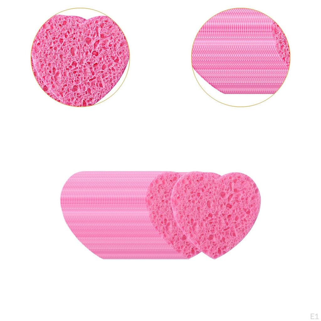 50 komprimierte Gesichtsreinigungsschwämme, Pads, entfernen sanft Make-up für Frauen und Mädchen