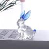 Crystal Rabbit Crystal Ornaments Beautiful Rabbit Blue/Pink Crystal Decoration Home Decoration Ornaments Room