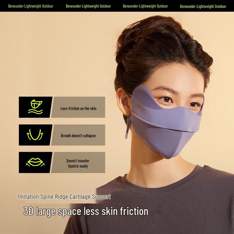 Beneunder UV Protection Sun Mask