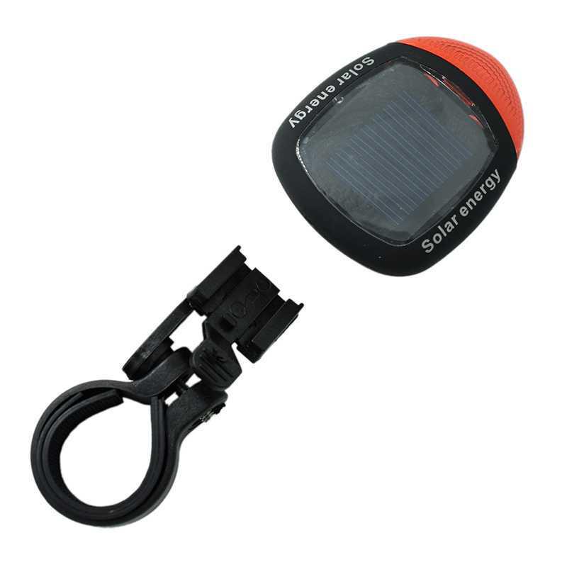 Dual LED Solar-Powered Bike Warning Taillight