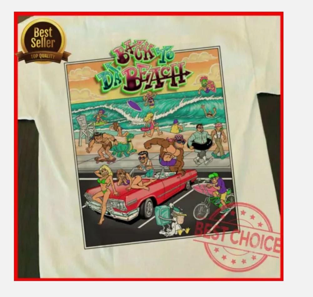 T&C Town And Country Back To Da Beach Vintage Shirt-Town And Country Surf Design Unisex T-Shirt L