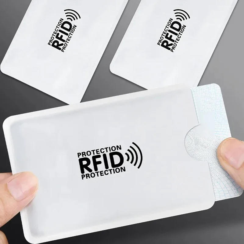 15-piece RFID shielding card cover - anti-theft, NFC shielding ID and credit card protection cover, with geometric design