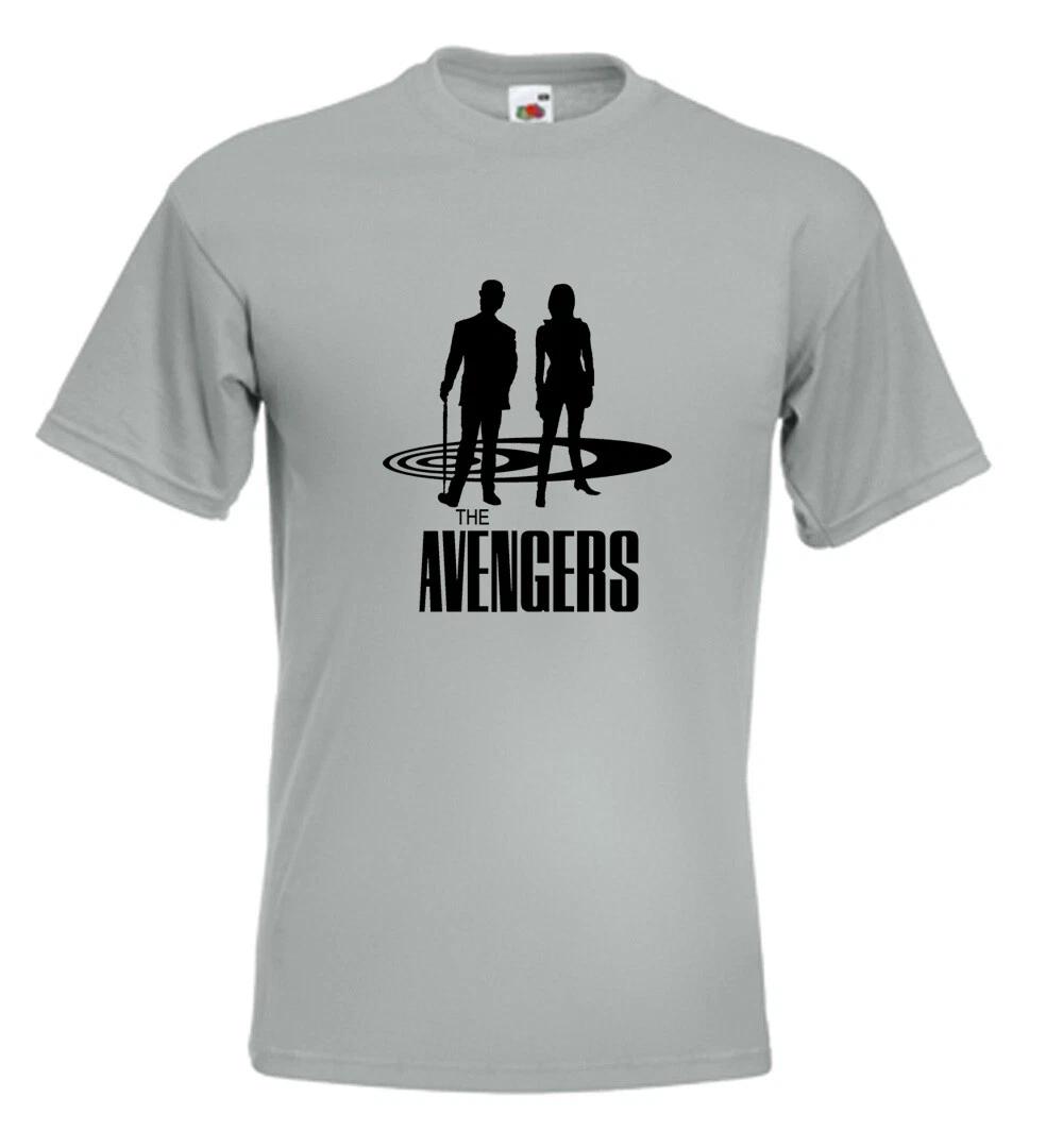 

Avengers T Shirt Emma Peel John Steed 60 s Retro TV 12 Colours S - 5XL 2XL