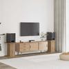 Speaker Stands (2 Pcs) Artisan Oak Finish 30 X 30 X 40 Cm