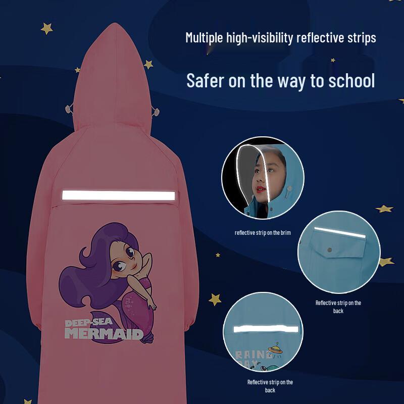 Children's Waterproof Full-Body Rain Suit
