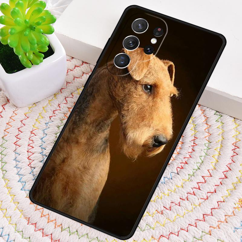 Airedale Terrier Dog Phone Case for Samsung Galaxy Note 10 Pro S26 Ultra S23 S24 FE S25 S21 S22 PLUS Shockproof Cove