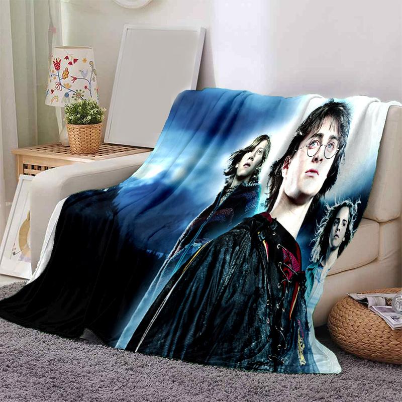 

Harry Potter Hogwarts School Uniform Cosplay Costume Halloween Party Fancy DressPrint Blanket, Soft Blanket For Sofa Office Bed And Travelli 130cm×150cm（50in×60in）