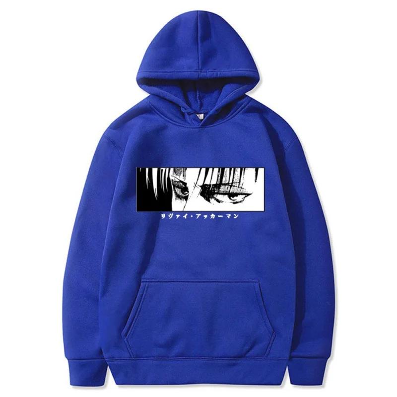 The Japanese Manga "Attack on Titan" Harajuku Hip-hop Streetwear Men's Pullover Casual Loose and Comfortable Hoodie