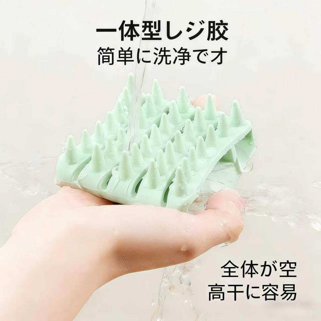 Shampoo Brush Scalp Massage Scalp Head Scalp Wet Dry Pore Body Gift & Brush, 2-Pack, Silicone, Brush, Spa, Cleansing, & Use, Unisex, Antibacterial,